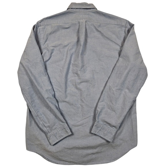 Ralph Lauren Classic Fit Oxford Shirt Men's Large Blue Polo Bear Embroidered - Picture 14 of 15